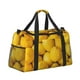 thumbnail image 2 of Balery Ripe Yellow Lemon Bolsa de Gimnasio para Mujeres, Bolsa de Viaje con Bolsillo Húmedo, Bolsa de Fin de Semana para Mujeres, Bolsa de Viaje Resistente al Agua, 2 of 7