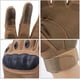 thumbnail image 4 of Guantes de moto, guantes de motociclismo, guantes de moto con dedos completos, hombres(marrón, M) oso de fresa Electrónica, 4 of 5