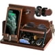 thumbnail image 3 of Regalo para hombres y mujeres, regalo del Día del Padre, organizador de escritorio multifuncional y estación, soporte de madera para teléfono, monedero y organizador de relojes, cumpleaños, 3 of 5