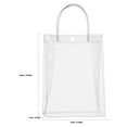 thumbnail image 2 of 25 Pcs Sacs à Friandises Transparents Réutilisables Sacs d'Emballage Sacs de Friandises avec Poignées, 2 of 8