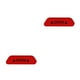 thumbnail image 2 of Speravity Pegatinas para puerta de coche, 4 Uds., marca de advertencia de seguridad Universal, cinta reflectante abierta, pegatina para casco de rojo 2piezas Speravity CBP103017, 2 of 5