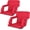 20.5'' Red, variant on Favory Folding Stadium Seat Chair with Back Support and Cushion for Bleachers 2 Pack, Reclining Bleacher Seat with Back, Armrests and Cup Holders
