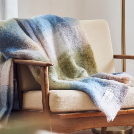 Mohair Wool Throw Luxury Throw Blanket Irish Woven Throw from Ireland Handcrafted Natural Wool Throw Cara Rowan Throw Mohair Wool Throw Luxury Throw Blanket Irish Woven Throw from Ireland Handcrafted Natural Wool Throw Cara Rowan Throw