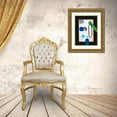 thumbnail image 3 of Moore, Regina 25x32 Gold Ornate Wood Framed with Double Matting Museum Art Print Titled - Vivid Order II, 3 of 4