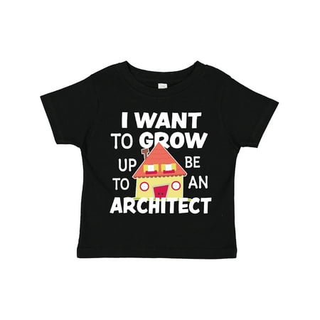 

Inktastic I Want to Grow Up to Be an Architect Gift Toddler Boy or Toddler Girl T-Shirt