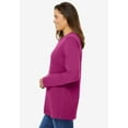 thumbnail image 3 of Woman Within Plus Size Perfect Long-Sleeve Crewneck Tee (Petite Available), 3 of 3