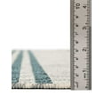 thumbnail image 6 of Jill Zarin Outdoor Collection Area Rug - Anguilla (5' 3" x 8' Oval Light Gray/Teal), 6 of 8