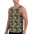 thumbnail image 2 of Easygdp Farm Animals Men's Tank Top, Sleeveless Muscle T Shirts, Breathable, Quick-Dry, Loose for Gym, Running, Fitness - Large, 2 of 9