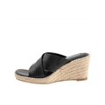 thumbnail image 2 of SoftWalk Womens Hastings Leather Slip On Wedge Sandals, 2 of 3