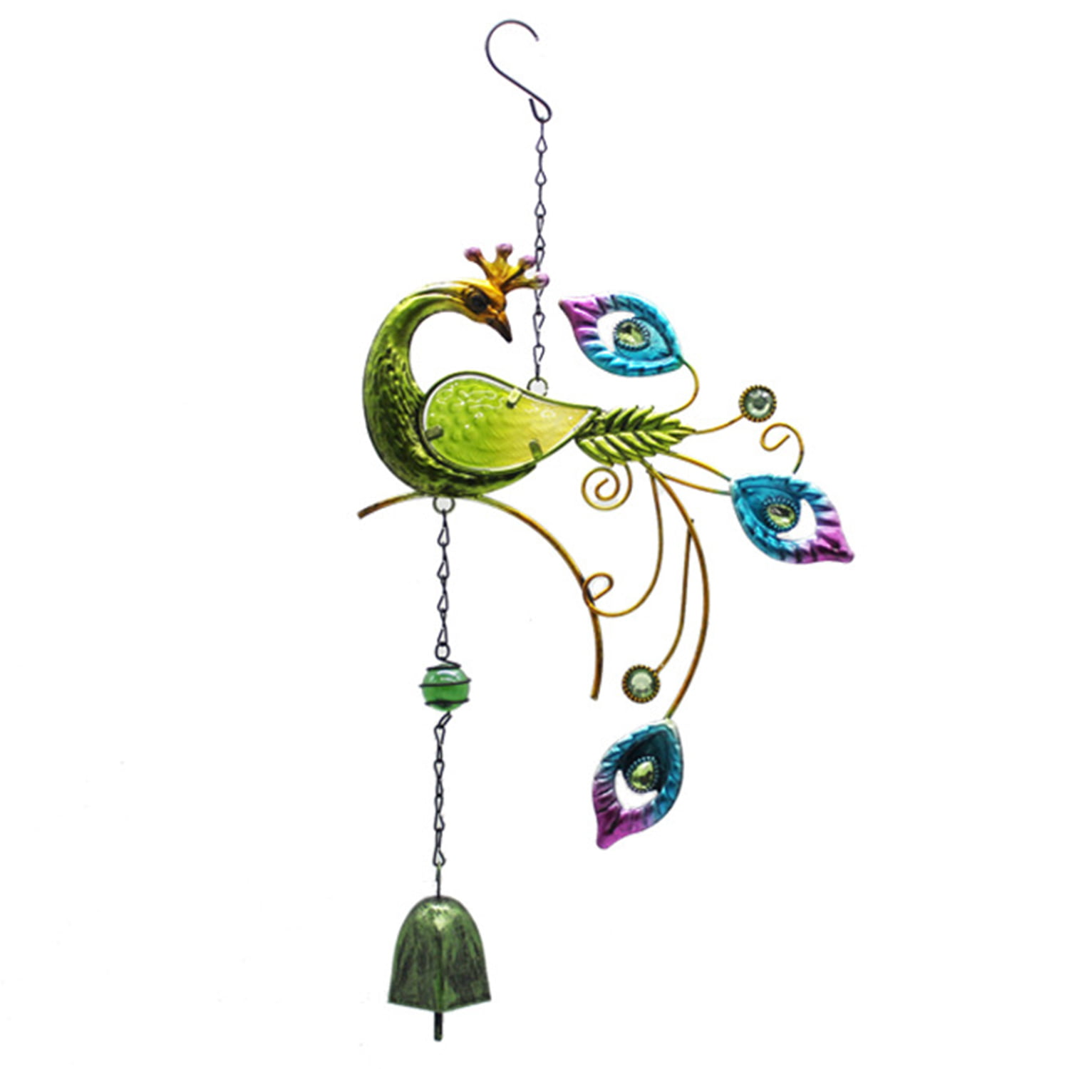 Details about   Wind Chimes Peacock Unique Gift Home Decor Patio Porch Garden Outside Backyard 