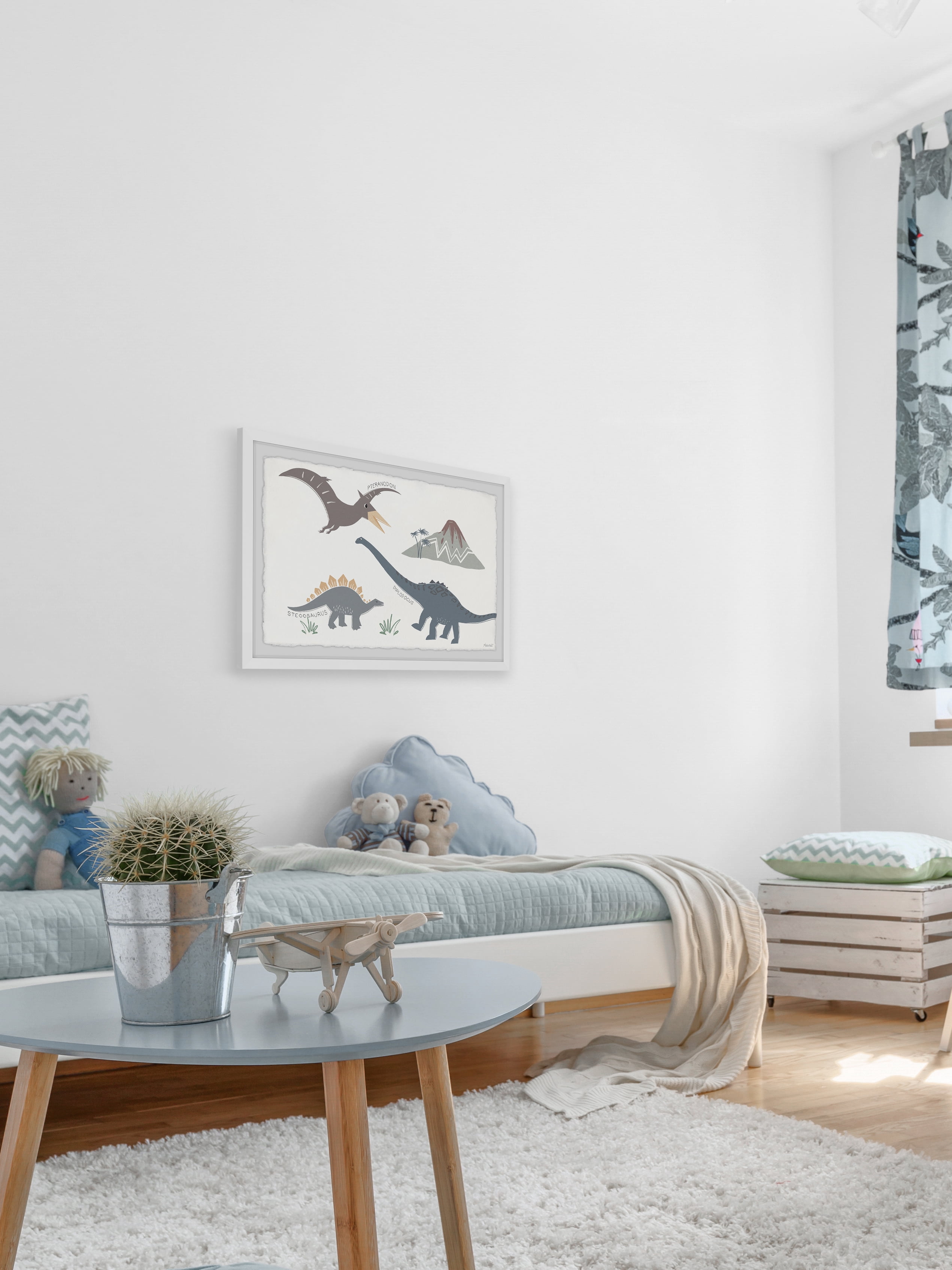 Marmont Hill Dinosaur Species Framed Wall Art