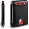 thumbnail image 3 of SYMMEXA Men's wallet genuine pickup bag RFID anti-theft brush money clip dollar clip, 3 of 6