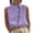 Purple, variant on Button Down Tank Tops for Women Cotton High Neck Sleeveless Camisole Loose Fit Fashion Trendy Cami Dressy Casual Blouse Tops Going Out Tops 2026 Summer Beach Vacation Outfits