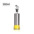 thumbnail image 4 of Moyic Botella de aceite Botellas de condimentos Contenedor Dispensador de suministros de cocina de acero inoxidable Herramienta de almacenamiento Cocina y Comedor 300ML Moyic HA009719-02B, 4 of 6