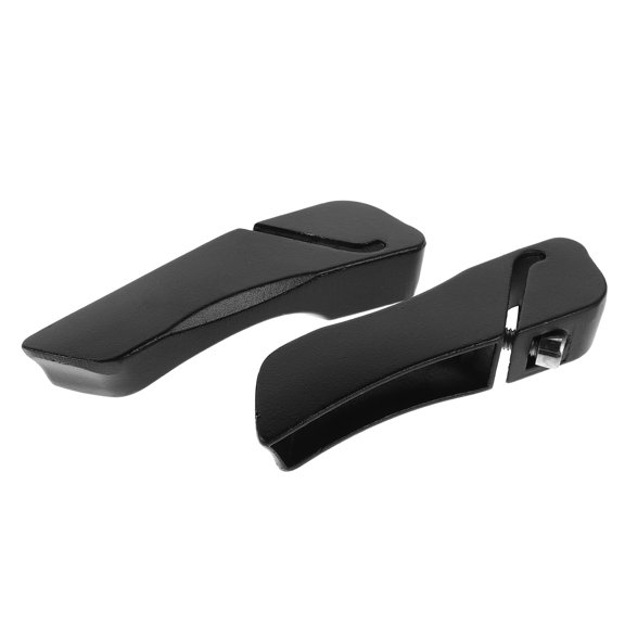 BESTYASH Black Aluminum Bike Handlebars Ergonomic Design for Mountain Bikes 2Pcs