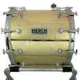 thumbnail image 3 of D'Luca made by Herch 20" x 24" Bass Drum Tambora Gold Engraved with Case & Stand, 3 of 7