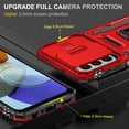 thumbnail image 3 of for Samsung Galaxy A15 5G Case with HD Screen Protector & Slide Camera Cover & Kickstand, Samsung A15 5G Case [Military-Grade] Phone Case for Samsung Galaxy A15 5G (Z_Red), 3 of 16