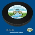 thumbnail image 2 of Country Brook Design® 3/4 inch Black Reflective Nylon Webbing, 50 Yards, 2 of 5