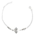 thumbnail image 1 of JOYARIS Pulsera Ajustable Nudo De Bruja Piedras Plata Ley 925 Talla Largo / Ancho 20 cm x 7.5 mm PT-0000916, 1 of 4
