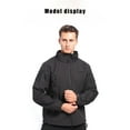 thumbnail image 5 of IROINNID Men's Long Sleeve Parka Mid-Length Jacket Solid Color Leisure Autumn Waterproof Quick-drying Breathable Sport Outdoor Coat, 5 of 7