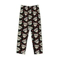thumbnail image 6 of Uemuo colorful Skull dog flower Pattern Men's Wide Leg Palazzo Lounge Pants with Pockets Light Weight Loose Comfy Casual Pajama Pants-XX-Large, 6 of 9