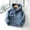 Dark Blue, variant on LFEOOST Boys and Girls Hooded Ear Cute Jacket Children's Printed Winter Button Warm Outwear Gray 4 Years