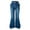 Light Blue, variant on Sweet & Edgy Flare Jeans for Teens High-Stretch Slim-Fit Pants with 3D Bow Detail Schoolwear for Girls (Ages 8-14) Flattering Straight Legs Slightly Flared Design Multiple Colors Available,130,Blue