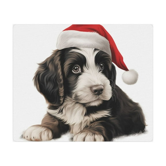 DistinctInk Mouse Pad - 1/4" Foam Rubber - Spinoni Italiani Puppy Drawing