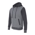 thumbnail image 2 of Independent Trading IND45UVZ Unisex Varsity Full-Zip Hooded Sweatshirt, 2 of 3