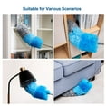 thumbnail image 4 of Eyliden Bendable Washable Reusable Microfiber Duster,  Extends to 100", Blue & Grey, 4 of 8