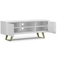 thumbnail image 4 of Lowry 63 inch Wide Solid Wood TV Stand in White For TVs up to 70 inches, 4 of 14