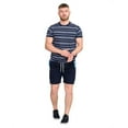 thumbnail image 4 of Duke T-Shirt Jacquard Kingsize à Rayures Teintes pour Hommes D555 Piccadilly, 4 of 4