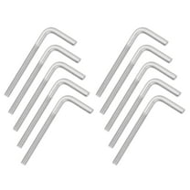 Uxcell M6x70mm 7/L-Shaped Right Angle Bolt Screw, 304 Stainless Steel L Shape Foundation Bolt Long Square Bend Screw, 10 Pcs