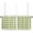 Green, variant on Brown White Plaid Kitchen Curtain 24 Inch Length Small Short Cafe Tiers Curtains Drape, Gradient Geometric Buffalo Checkered Window Treatment Rod Pocket Drapery Panels Curtains, 27.5x24