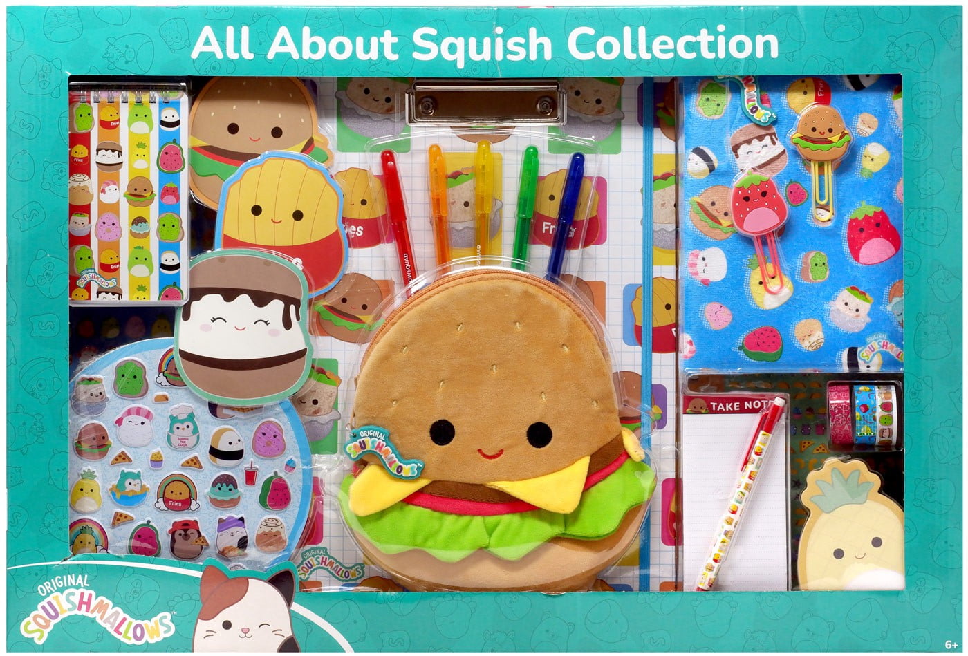 Squishmallows All About Squish Collection Stationery Kit (Carl the