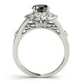 thumbnail image 6 of Mauli Jewels Engagement Rings for Women 1.25 Carat Black Diamond Wedding Engagement Ring 4-prong 10k Solid Rose Gold, 6 of 14