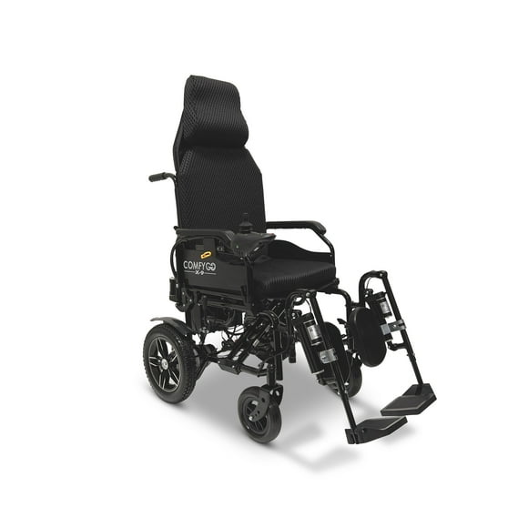 ComfyGO Electric Wheelchair, Folding Lightweight Wheelchairs, Motorized Wheel Chair, 286 Lbs Max Capacity, 18-Inch Seat