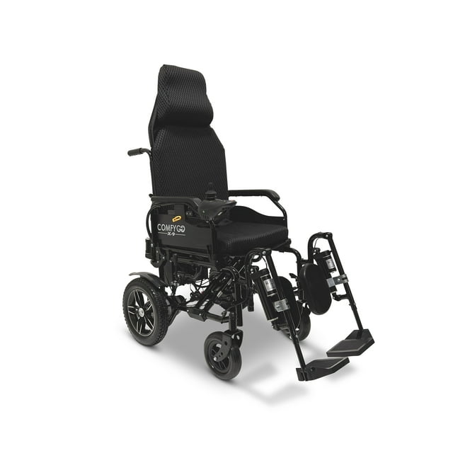 ComfyGO Electric Wheelchair, Folding Lightweight Wheelchairs, Motorized Wheel Chair, 286 Lbs Max Capacity, 18-Inch Seat