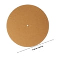 thumbnail image 2 of STRANDCHIC 2 Pcs Tapis de Plateau Tournant Accessoires de Disque Vinyle Réduction de Bruit Écoute de Musique, 2 of 6