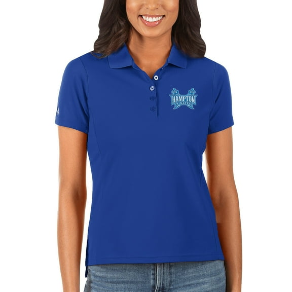 Women's Antigua Royal Hampton Pirates Legacy Pique Polo
