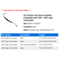 thumbnail image 2 of A/C Suction Line Hose Assembly - Compatible with 2006 - 2007 Jeep Commander, 2 of 2