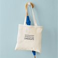 thumbnail image 4 of CafePress - Accountant Powered By Chocolate Tote Bag - Unisex Canvas Tote Bag, Beige, 1-Piece, 4 of 6