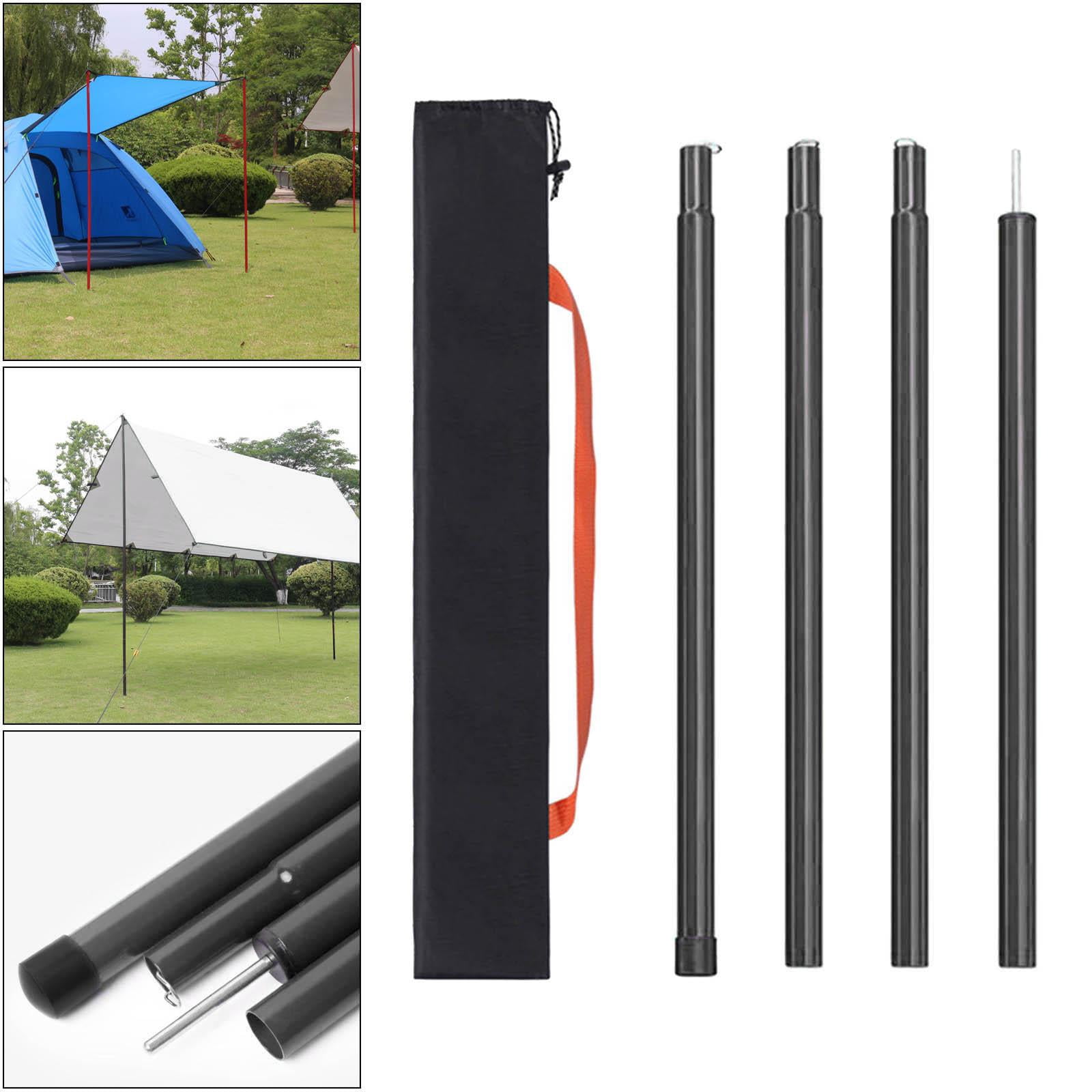 Metal Rod Upright Tent Tarp Canopy Pole 