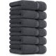 thumbnail image 1 of Toallas de mano Utopia Towels Premium, 100% algodón, 16 x 28 cm, gris 6P, 1 of 8