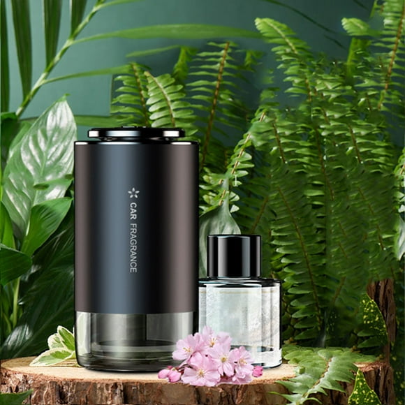 TopLLC Car Smart Spray Aromatherapy Cologne Forest Aluminum Alloy Car Starting Seat Type Aromatherapy Car Perfume Instrument 50ml