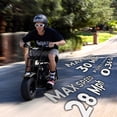 thumbnail image 2 of 99cc 4-Stroke Gas Powered Mini Bike for Teens Ages 13+, Up to 28 MPH, Pull Start, Automatic Clutch, Rear Disc Brake, 145/70-6 Street Tires, 220 lb Capacity, 2 of 8