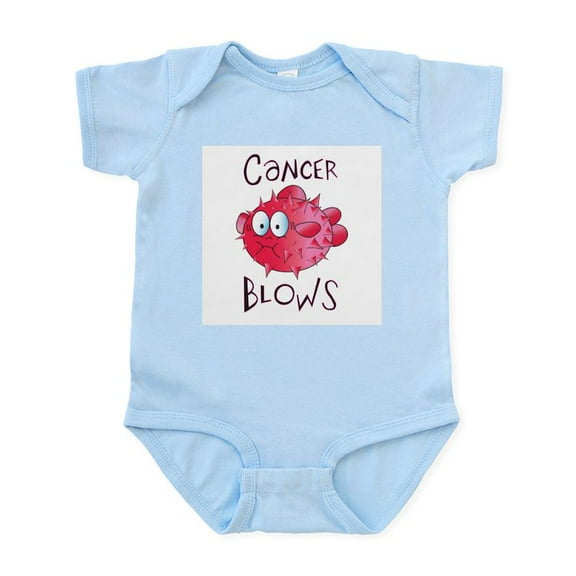 CafePress - Cancer Blows Infant Bodysuit - Baby Light Bodysuit, Size Newborn - 24 Months