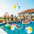 thumbnail image 3 of 16 In Inflatable Outdoor Ball In Orange for Sunny Beach Vacations and Family Water Sports Activities Durable PVC Pool Supply, 3 of 8