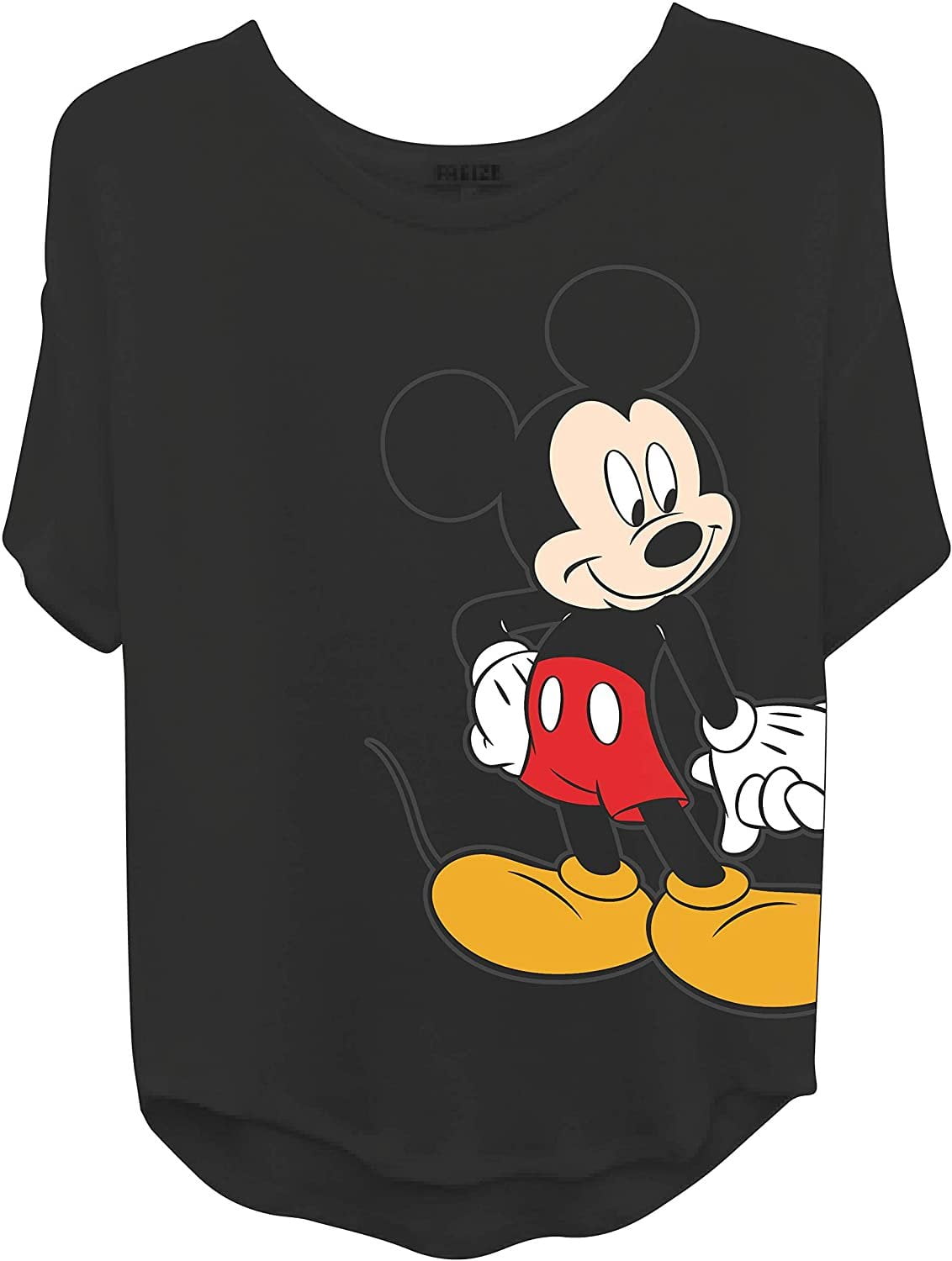 Ladies Classic Mickey Mouse Clothing Mickey Mouse Big Character Tee Disney Ladies Mickey Mouse Fashion Shirt