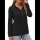 thumbnail image 1 of Suéteres de Mujer, Sudaderas con Capucha de Larga de Otoño, Sudaderas para Mujer, Ropa Informal Holgada de Moda Negro L, 1 of 6